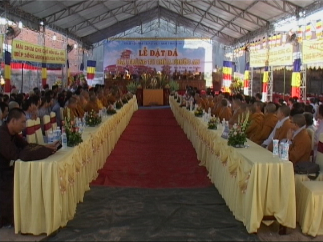 Binh Duong province stone laying ceremony for the construction of Phuoc An pagoda